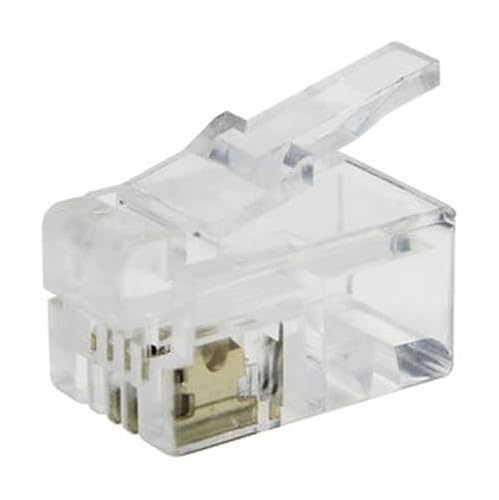 Velocraze Modulare Telefonbuchse - Packung mit 10 Stück, ideal für Telefonverbindungen, einfach zu installieren und kompatibel mit Standardsystemen.
