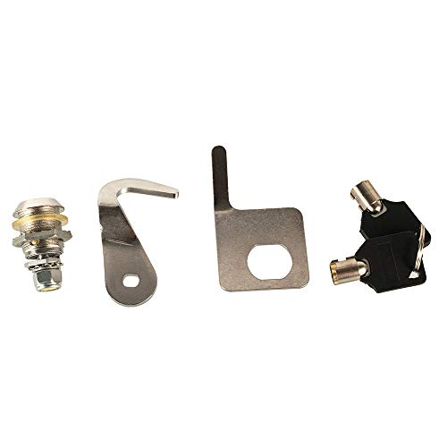 Motorcycle Saddlebag Trunk Lock Key Kit Tour Pak for Electra Glide Classic FLHTC 1992-2005 for Tri Glide Ultra Classic FLHTCUTG 2009-2013 (Chrome)
