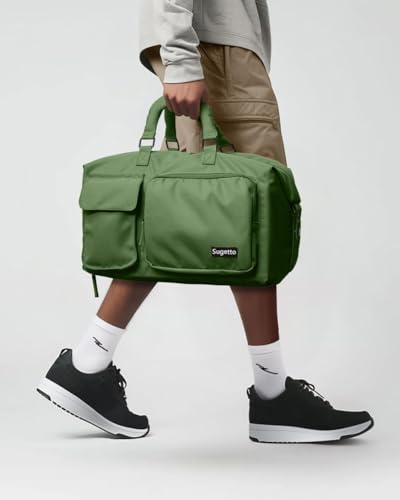 Travel Duffle Bag Carry On Weekender Bags for women, Duffel bag Small Gym Bag for Women men with Shoe Compartment2