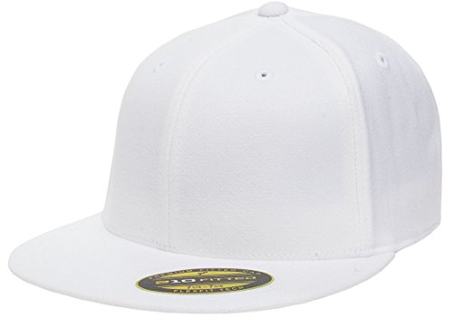 Flexfit Premium 210 Fitted Flat Brim Baseball Hat w/THP No Sweat Headliner Bundle Pack