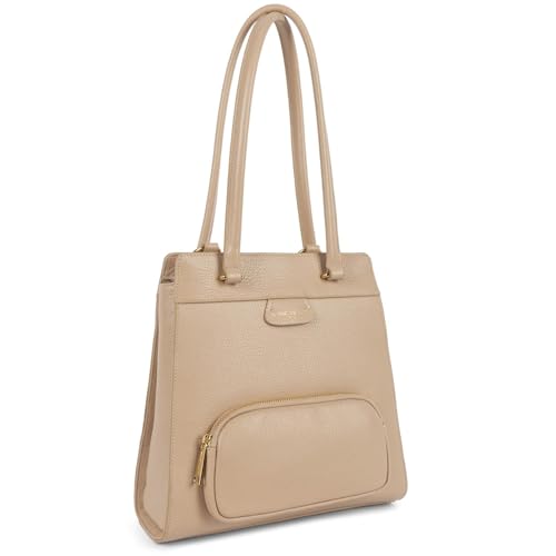 Bolso unisex Lancaster Dune de diseño sofisticado en elegante Beigefonce 3