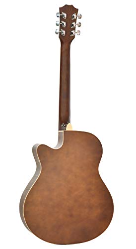 Image of BLUEBERRY B40, Acoustic Guitar Kit inbuilt Truss Rod, with Bag, Strap, One Pack Strings and Picks - 40 Inch (Sunburst)
