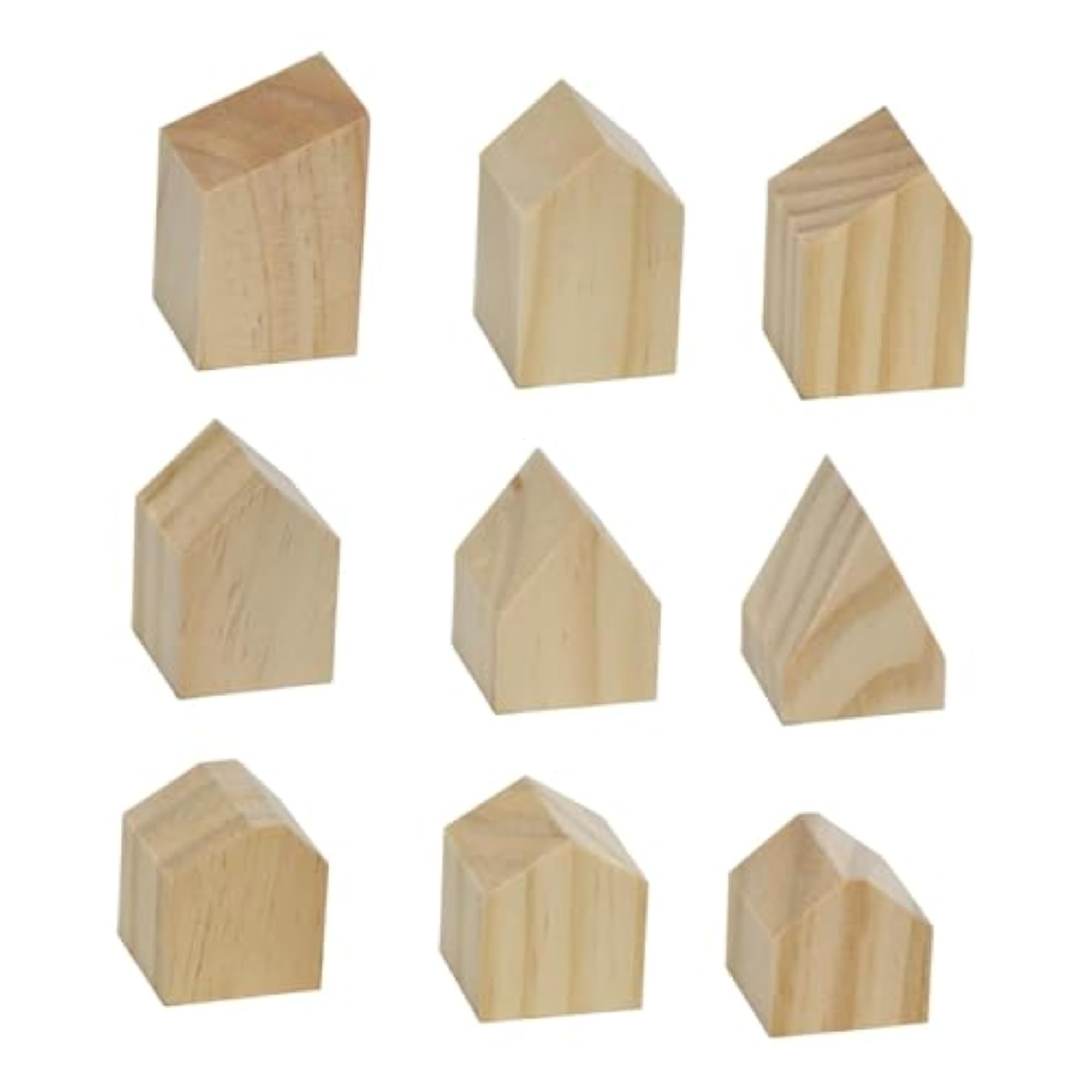 Tiny Blank Wood Cutouts for Crafting and Decor