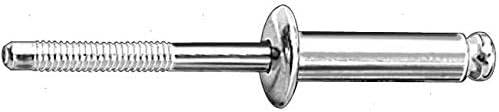 BoltmanShop 1/4" Dia. Peel-Type 33/64" -19/32" Grip Range Aluminum/Steel Specialty Rivets (20pkg)