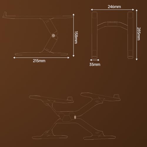 Soporte para Laptop de Aleación de Aluminio Ajustable miniatura 7