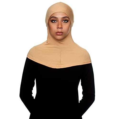 TheHijabStore.com Women's Ninja Instant Full Coverage Hijab Under Cap Sport Bonnet Swim Hijab Scarf Ready To Wear Pull On2