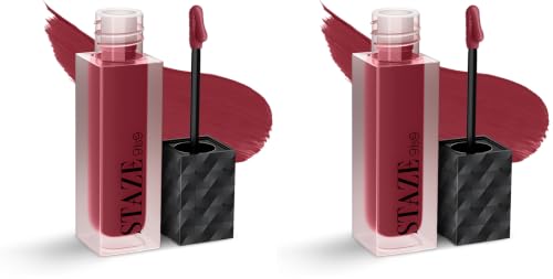 Image of Staze Lips Don't Lie Liquid Lipstick (Pack of 2)