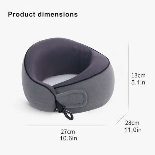 Almohada viscoelástica para viaje con soporte ergonómico miniatura 2