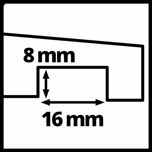 Original Einhell Führungsschienenadapter für Fräsen (Adapter für Oberfräsen/Kantenfräsen, kompatibel mit Führungsschienen und Fräsen diverser Marken, inkl. Feinjustierung)
