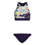adidas Womens Bikini Set Pos Sea Bk Set, Dark Purple/Bliss Blue, HI1104, L