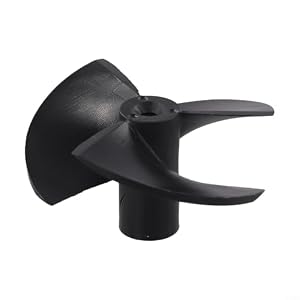 9995266-R1 Laufrad für Dolphin Roboter Poolreiniger, Ersatz-Saugturbinenteil kompatibel mit M200 M400 M500 Serie, schwarzer Kunststoffpropeller für automatische Vakuumreparatur