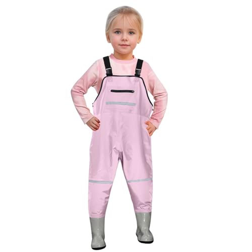 Waders enfants avec bottes intégrées et poche pratique pour la pêche étanche