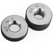 Metric Gauge Thread Ring Gauge 6g M1-M32-M42 GO/NO GO Precision Internal Screw Gage Fine,Pitch Thread Test ToolM30x1