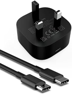 25W USB C Plug,Type C Wall Fast Charger and 1M USB C Cable Compatible with Samsung Galaxy S22/S21/S21Ultra/S21+/S20/Note20/Note10/S10e/A53 5G/Z Flip3/Z Fold3 etc(cable is in the box)