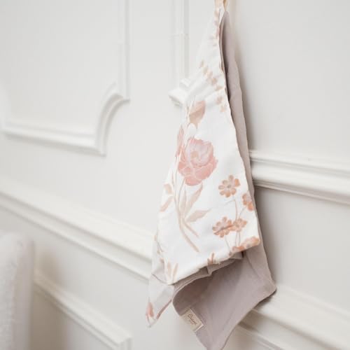 Image of Crane Baby Violet Wildflower Cotton Baby Washcloths, 100% Cotton Muslin Set of 5, Soft Baby Wash Cloths for Newborn Bath Essentials, Infant Face Cloths, Shower Gift For Babies, Newborn Bath Essentials