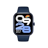 Redmi Move Smartwatch | 1.85" AMOLED (390×450, 600 nits) | Bluetooth Calling | 140+ Sports | 24×7 HR & SPO₂ | AOD | Up to 14-Day Battery | HyperOS (Blue Blaze Strap)