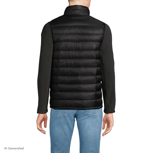 Image of Lands' End Men's Wanderweight Ultralight Packable Down Vest