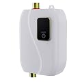 Tankless Electric Water Heater 110V 3000W, Instant Hot Water System with LED Digital Display, Compact On Demand Under Sink Heater for Kitchen Bathroom RV