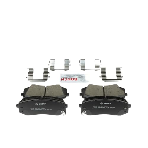 BOSCH BC1826 QuietCast Premium Ceramic Disc Brake Pad Set - Compatible with Select Hyundai Kona Electric, Sonata; Kia Forte, Niro EV, Optima; FRONT