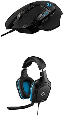 Logitech G432 Gaming Headset and G502 Hero Gaming Mouse Bundle