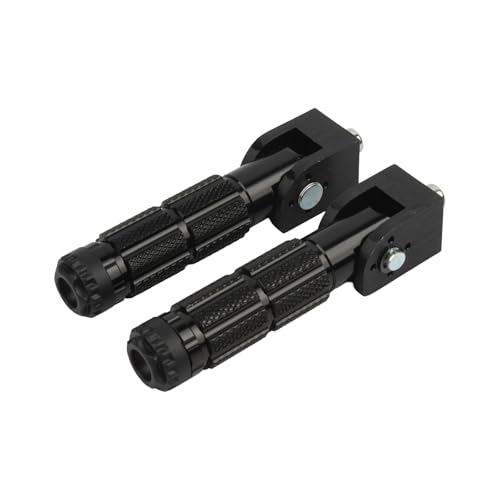 Moto repose pieds pliables alu noir pour vos balades et road trips
