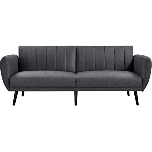 YAHEETECH Foldable Futon Sofa Bed Convertible Futon
