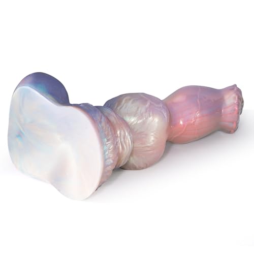 Image of 16.1 Inch Huge Thick Fantasy Knot Dildo, XXXL Long Big Giant Dildo | 4.6'' Diameter, Monster, Strong Suction Cup, Silicone Penis, For G-spot Anal Play, Adult Sex Toys, For Advanced Women Men