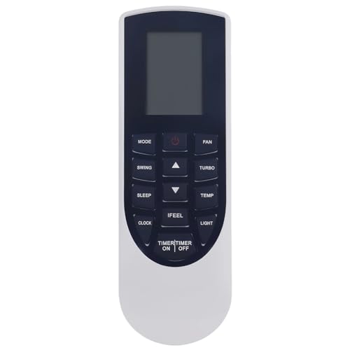 YAN1F1 - Mando a distancia de repuesto para aire acondicionado Gree VIR12HP230V1AH YAN1F1F VIR09HP115V1AH VIR12HP115V1A VIR09HP230V1A VIR18HP230V1A VIR24HP230V1AH VIR36HPHP230V1AH 230V1 AH