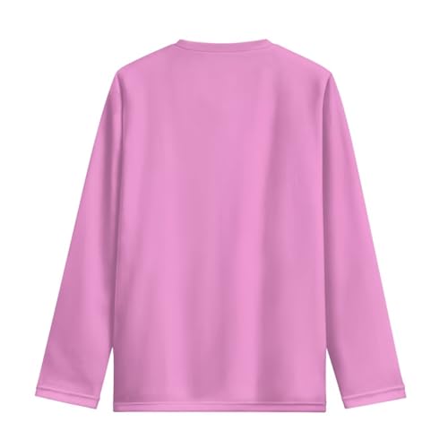 Image of Long Sleeve Shirts for Girls Casual Crewneck Tops Fall Winter Outfits for 3-16 Years Old