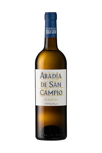 TERRAS GAUDA - Abadia De San Campio - Vino blanco - Albariño 100% - DO Rías Baixas - 1 botella x 750 ml
