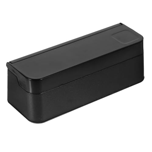 KHBUAB Porta Monedas para Coche Negro de Pp Organizador Práctico y Dispensador de Cambio Adecuado para Almacenamiento Interior del Coche