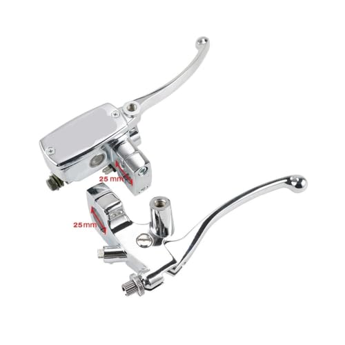 Palancas de embrague de cilindro de mástil de freno hidráulico para moto de 25mm 6