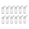 Bottiglia di campionamento in plastica Svuoti trasparenti bottiglie da viaggio contenitori comestioni 20ml / 0.67oz 12 pz