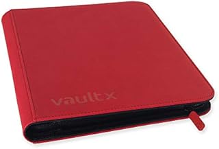 Vault X Premium Exo-Tec® Zip Binder - 9 Pocket Trading Card Album Folder - 360 Side Loading Pocket Binder for TCG