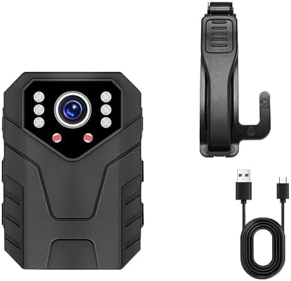 Mini Body Camera Full HD Night Vision, Compact Sports DV Security Recorder, Ideal for Enforcement & Surveillance, Portable Camcorder for Outdoor Use (Z1 a)