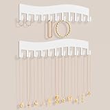 Kettenhalter zur Aufbewahrung von Schmuck an der Wand, robuster Schmuck-Organizer für Halsketten, Armbänder und Ohrringe, Wand-Halsketten-Organizer, Schmuckanhänger