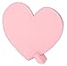 8-Inch Wall Hanging Wood Pink Heart Hang or Stand (with Stand)