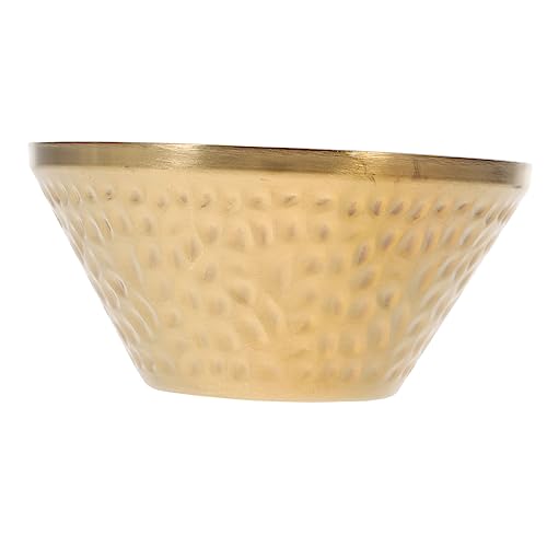 Ciieeo Ciotola in Acciaio per Servire Insalate e Ramen Contenitore Alimentare per Frutta e Snack Ciotola Decorativa per Feste e Riunioni