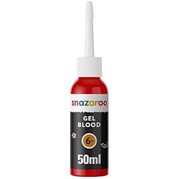 Snazaroo Special FX - Gel Sangue, Gel Rosso Scuro per Effetti Speciali, 50 ml