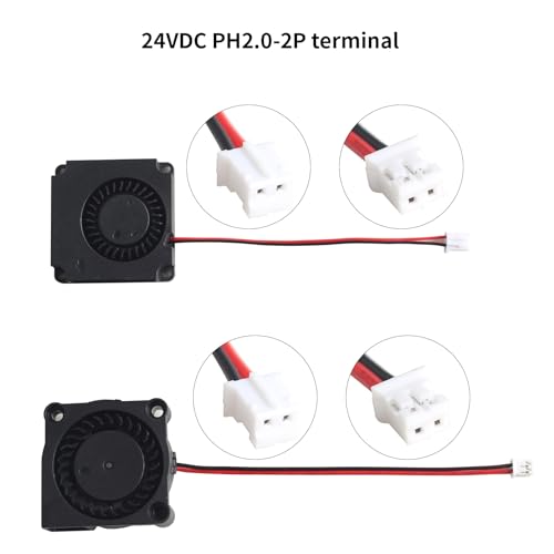 BCZAMD Elego Neptune3 Pro Plus 3D Drucker Zubehör - Hotend Brushless Cooling Fan: 4010 4015 DC 24V Dual Ball Bearing Turbo Fan für Neptune3 Pro Plus Extruder Hot End Project Druckkopf – Bild 4