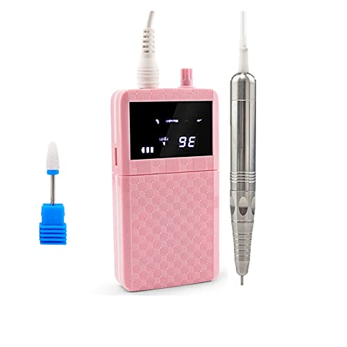 Nail-Drill-Machine-Portable-Rechargeable-Brushless-Motor-Professional-Electric-Nail-Drill-Machine-35000rpm-Cordless-E-File-Acrylic-Ceramic-Bits-Portable-Manicure-Pedicure-Drill-Machine