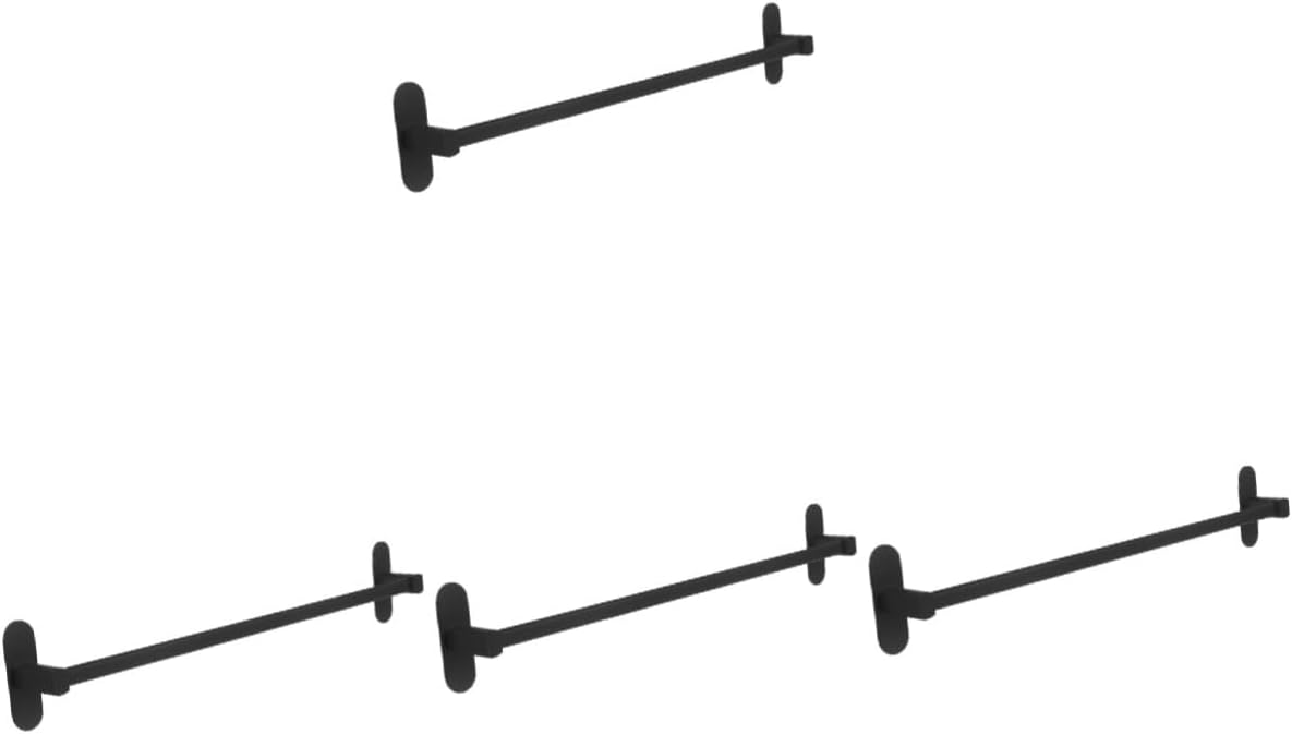 4pcs Modern Slippers Shoe Mount Organizer Easy Install Bathroom Accessory