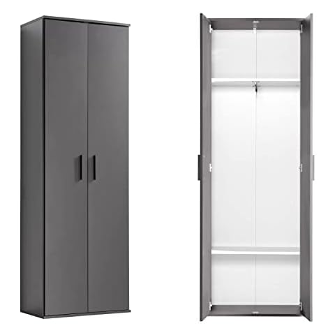 mokebo® Garderobenschrank 60cm Breite aus Holz 'Der Lange' Cover
