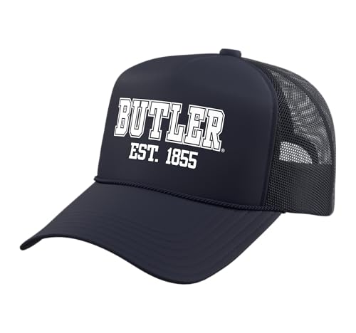Butler Bulldogs | Official NCAA University | OCIMPBTLR003 Trucker Hat with Adjustable Mesh Back, Navy Blue