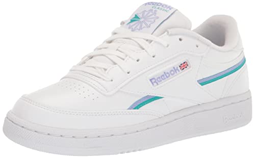 Reebok レディース クラブ C ウォーキングシューズ, クラシックティール。, 6.5