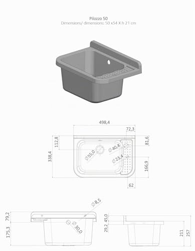 Évier mural compact avec fixations pour optimiser un garage étroit - 4