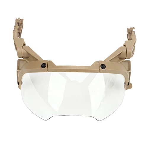 ZLXHDL-Schutzbrille-Kompatibel-Mit-MICH-Helm-PC-verstellbare-Airsoft-Visierbrille-Mit-Transparenter-Linse-Zum-Radfahren