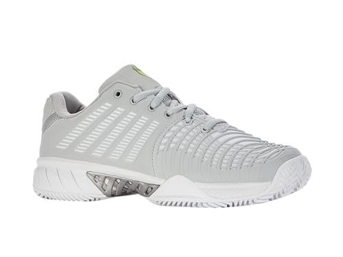 K-Swiss Dames Express Light 3 Hb tennisschoen, Grijs Violet White Lime Green, 41 EU
