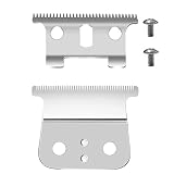 Lame a T Outliner adatte per Andis T Outliner, G, GO, GTO, GTX, Headliner LS2, LS3 di ricambio, lame tagliacapelli, già assemblate (confezione da 1)