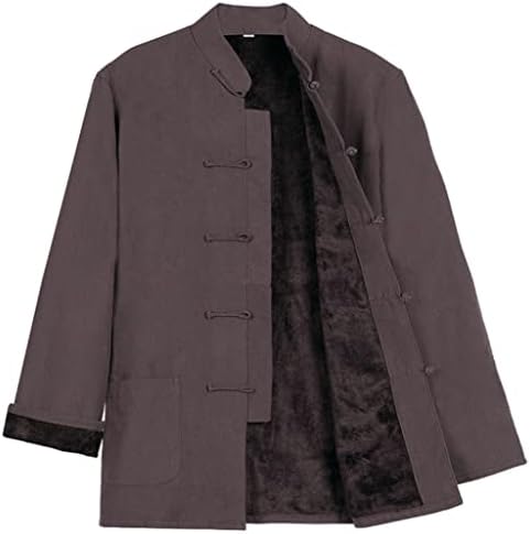Winter Katoen Tang Pak Mannen Dikke Plus Fleece Tai Chi Uniform Lange Mouwen Chinese Traditionele Kleding Tops, Hanfu Jas Kung Fu Kleding Shirt Jas Martial Arts Pak, Rood, XXL/3XL Winter Katoen Tang Pak Mannen Dikke Plus Fleece Tai Chi Uniform Lange Mouwen Chinese Traditionele Kleding Tops, Hanfu Jas Kung Fu Kleding Shirt Jas Martial Arts Pak, Rood, XXL/3XL